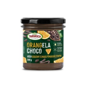 Krem ORANGELA CHOCO - o smaku pomarańczowym - słoik szkło 300 g Targroch