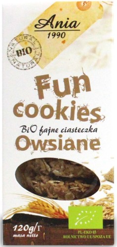 FUN COOKIES HAVER BIO 120 g - BIO ANIA