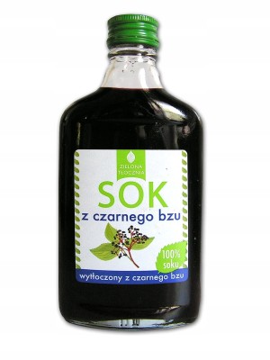 Jugo de saúco 100% extruido de saúco 200ml - Zielona tłocznia