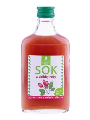 Jugo de rosa canina 100% extruido de fruta entera 200ml - Zielona tłocznia