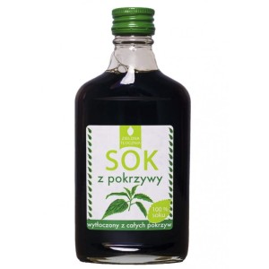 Sok Zielona Tłocznia POKRZYWA 100% - but. szkło 200 ml