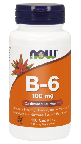 NOW B-6 100 mg  100 kaps.