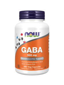 NOW GABA 500 mg 200 kaps