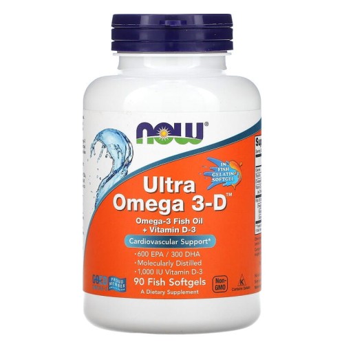 NOW ULTRA OMEGA-3-D 90sgels