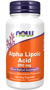 NOW ALPHA LIPOLIC ACID 250mg 120 kaps