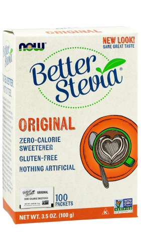 NOW STEVIA EXTRACT PACKETS NOWopak. po 100sasz