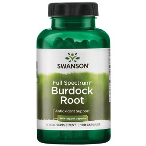 SWANSON FS Burdock Root 460mg 100 kaps
