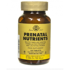 Solgar Prenatal Nutrients witaminy i minerały prenatalne 120 tabletek