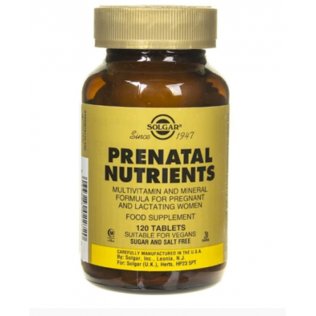 Solgar Prenatal Nutrients witaminy i minerały prenatalne 120 tabletek