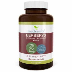 Medverita Berberys ekstrakt 400 mg 120 kapsułek