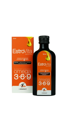 EstroVita Omega 3-6-9 z witaminą E 150 ml