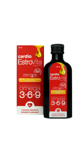 EstroVita Cardio Kwasy Omega 3-6-9 dla seniorów 150 ml