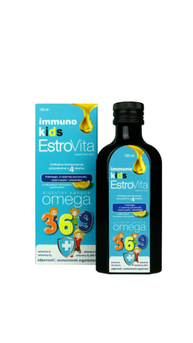 EstroVita IMMUNO Kids kwasy Omega 3-6-9 dla dzieci 150 ml