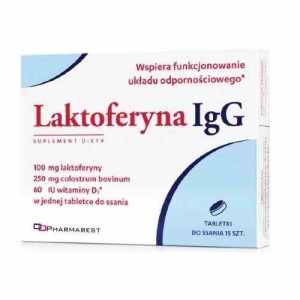 Pharmabest Laktoferyna IgG 15 tabletek do ssania