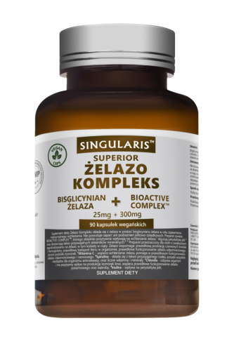 Singularis Superior Żelazo kompleks 25mg 90 kapsułek