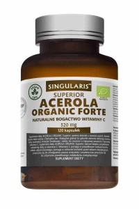 Singularis Acerola Organic Forte 520 mg 120 kapsułek