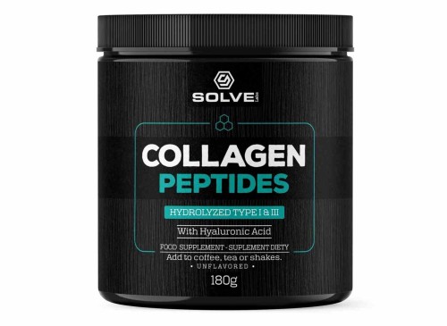 SolveLabs Collagen (hydrolizowany kolagen w proszku) typu 1 i 3 180g