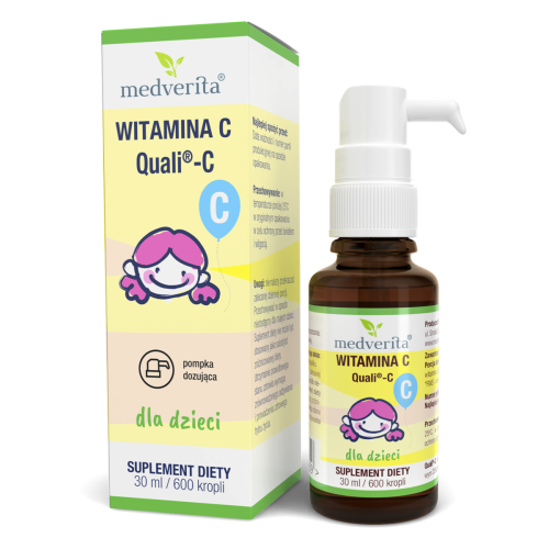 Medverita Witamina C w kroplach dla dzieci Quali-C 30ml