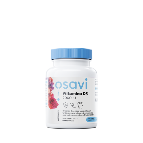Osavi Witamina D3 2000IU 60 kapsułek