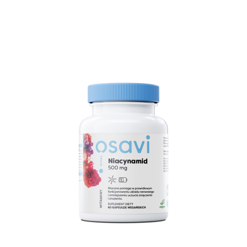 Osavi Witamina B3 (Amid kwasu nikotynowego) 500 mg 60 kapsułek