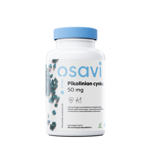OSAVI Pikolinian cynku 50 mg (180 kaps.)