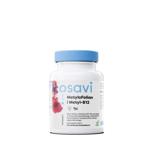 Osavi MetyloFolian i Metyl B12 60 kapsułek