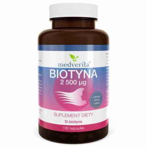 Medverita Biotyna 2500 mcg 180 kapsułek