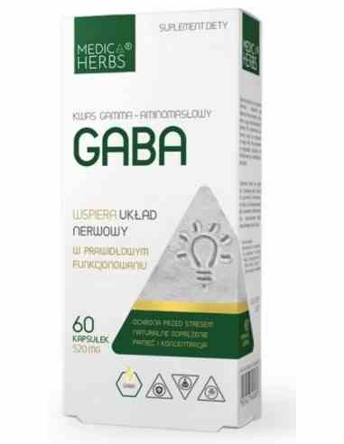 MEDICA HERBS Gaba 520mg, 60 kaps.