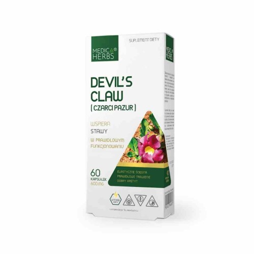 Medica Herbs Devil's Claw (Czarci pazur) 60 kapsułek