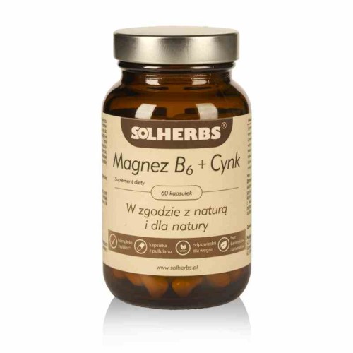 SOLHERBS Witamina B6 60 kapsułek