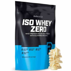 BioTech USA Iso Whey 500g bez laktozy o smaku białej czekolady