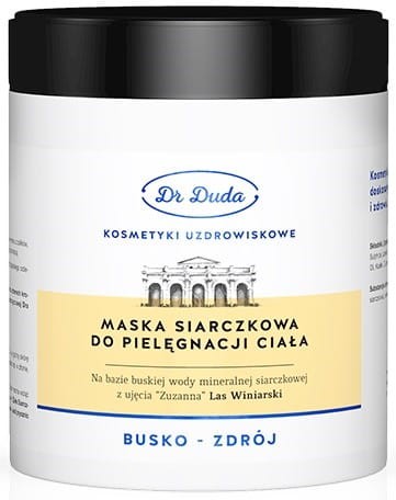 Duda Maska Siarczkowa 500G Zapobiega Odleżynom