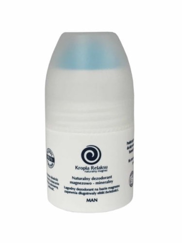 DEZODORANT MAGNEZOWO - MINERALNY DLA MĘŻCZYZN 60 ml - KROPLA RELAKSU