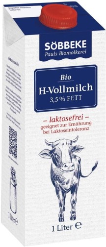 MLEKO BEZ LAKTOZY (3,5 % TŁUSZCZU) BIO 1 L- SOBBEKE