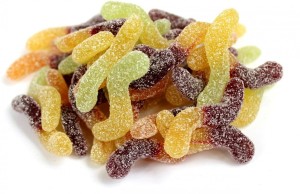 FRUIT SNAKES WITHOUT GELATINE BIO (RAW MATERIAL) (10 kg)