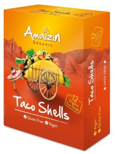 TACO SHELLS GLUTEN-FREE BIO 150 g (12 pcs) - AMAIZIN