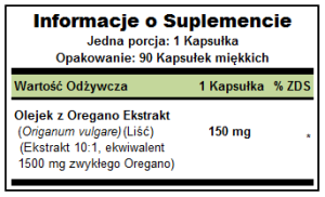 Oregano oil 1500mg extract 90 capsules Puritan's Pride