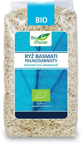 BASMATI RICE WHOLEMEAL BIO 500 g - BIO PLANET