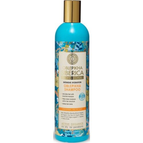 Hair shampoo for normal and dry hair intensive moisturizing 400 ml - OBLEPIKHA  SIBERICA