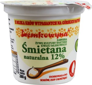 CREAM 12% BIO 280 g - ŁEMKOWYNA