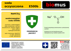 Baking soda Sodium bicarbonate 500g BIOMUS