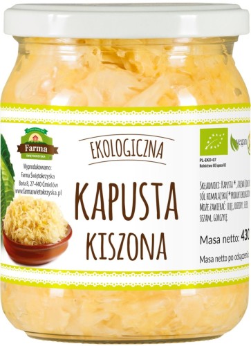 SAUERKRAUT BIO 430 g (360 g) - FARMA ŚWIĘTOKRZYSKA