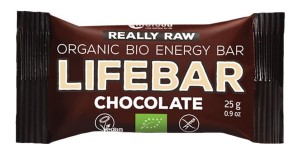 CHOCOLATE BAR RAW GLUTEN-FREE BIO 25 g - LIFEFOOD