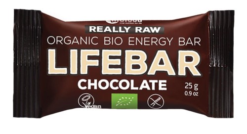 CHOCOLATE BAR RAW GLUTEN-FREE BIO 25 g - LIFEFOOD