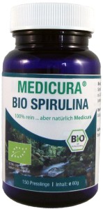 SPIRULINA TABLETS BIO 60 g (150 PIECES) - MEDICURA