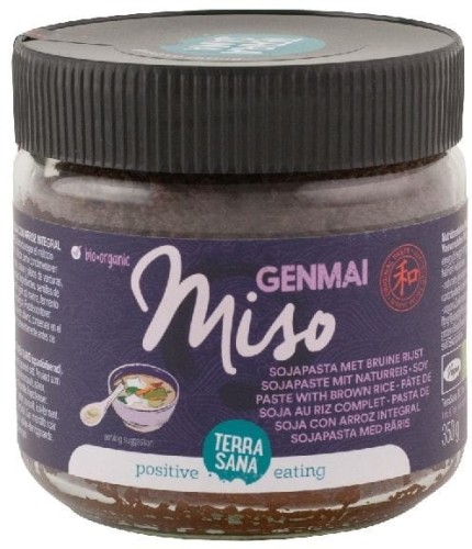 BIO MISO GENMAI (SOJA PASTA MET BRUINE RIJST) 350 g - TERRASANA
