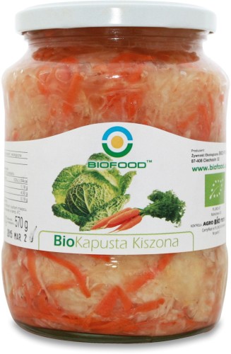 SAUERKRAUT BIO 700g (570g) - BIO FOOD