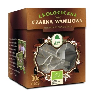 BLACK TEA VANILLA PIRAMIDS BIO (15 x 2 g) - DARY NATURY