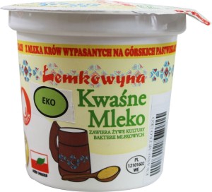 SOUR MILK BIO 280 g - ŁEMKOWYNA