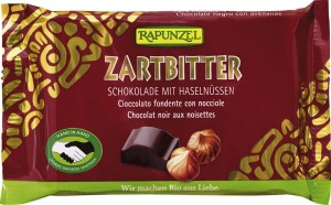 CZEKOLADA GORZKA Z ORZECHAMI BIO 100 g - RAPUNZEL